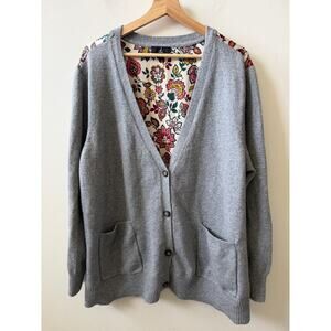 Jason Wu floral cardigan women's size XL